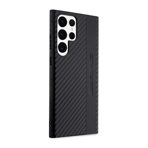 AMG Carbon Stripe & Embossed - Etui Samsung Galaxy S23 Ultra (czarny) AMG Carbon Stripe & Embossed - Etui Samsung Galaxy S23 Ultra (czarny)