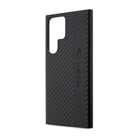 AMG Carbon Stripe & Embossed - Etui Samsung Galaxy S23 Ultra (czarny) AMG Carbon Stripe & Embossed - Etui Samsung Galaxy S23 Ultra (czarny)