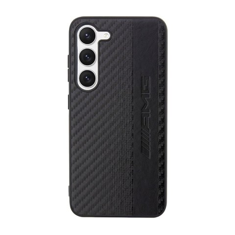 AMG Carbon Stripe & Embossed - Etui Samsung Galaxy S23 (czarny) AMG Carbon Stripe & Embossed - Etui Samsung Galaxy S23 (czarny)