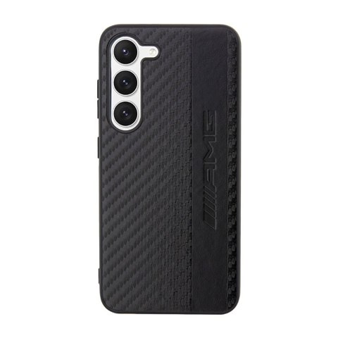 AMG Carbon Stripe & Embossed - Etui Samsung Galaxy S23+ (czarny) AMG Carbon Stripe & Embossed - Etui Samsung Galaxy S23+ (czarny)