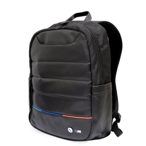 BMW Carbon&Nylon Tricolor - Plecak na notebooka 16" (czarny) BMW Carbon&Nylon Tricolor - Plecak na notebooka 16" (czarny)