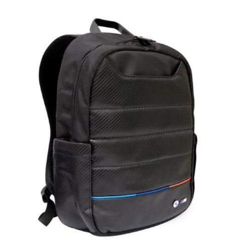 BMW Carbon&Nylon Tricolor - Plecak na notebooka 16" (czarny) BMW Carbon&Nylon Tricolor - Plecak na notebooka 16" (czarny)