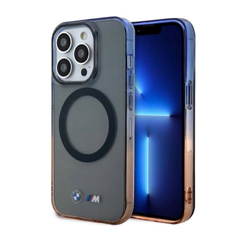 BMW Gradient Bumper MagSafe - Etui iPhone 14 Pro (Szary) BMW Gradient Bumper MagSafe - Etui iPhone 14 Pro (Szary)