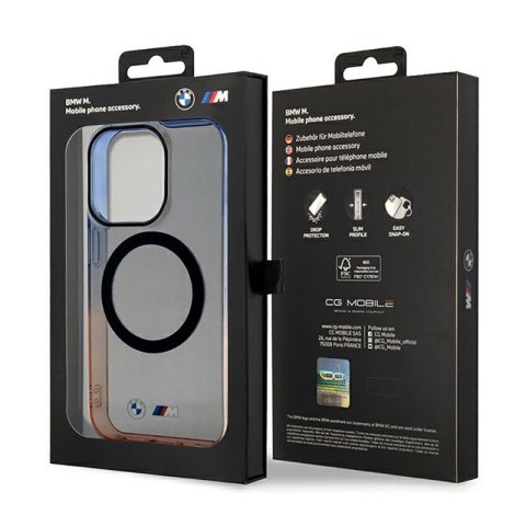 BMW Gradient Bumper MagSafe - Etui iPhone 14 Pro (Szary) BMW Gradient Bumper MagSafe - Etui iPhone 14 Pro (Szary)