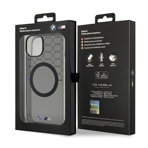 BMW Pattern MagSafe - Etui iPhone 14 (Szary) BMW Pattern MagSafe - Etui iPhone 14 (Szary)