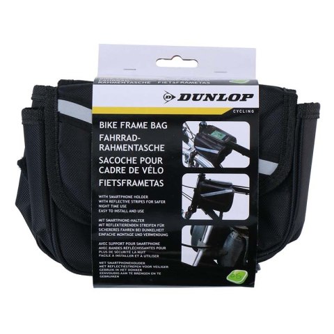 Dunlop - Torba / sakwa rowerowa na ramę (Czarny) Dunlop - Torba / sakwa rowerowa na ramę (Czarny)