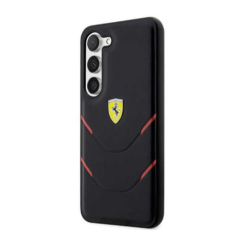 Ferrari Hot Stamp Lines - Etui Samsung Galaxy S23+ (czarny) Ferrari Hot Stamp Lines - Etui Samsung Galaxy S23+ (czarny)