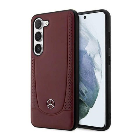 Mercedes Leather Urban Line - Etui Samsung Galaxy S23+ (czerwony) Mercedes Leather Urban Line - Etui Samsung Galaxy S23+ (czerwony)