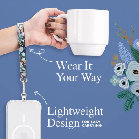 Rifle Paper Phone Wristlet - Uniwersalna smyczka do telefonu (Garden Party Blue) Rifle Paper Phone Wristlet - Uniwersalna smyczka do telefonu (Garden Party Blue)