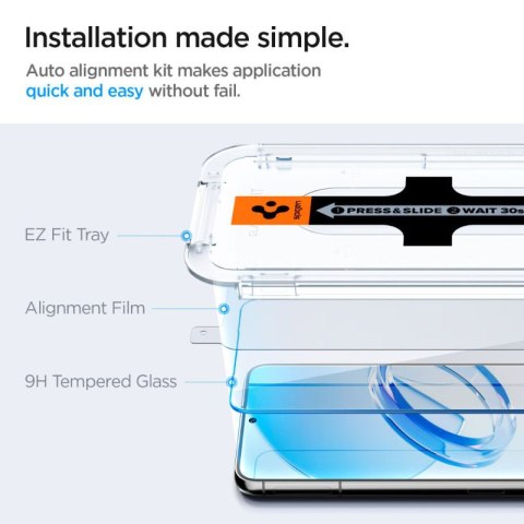 Spigen Glas.TR EZ Fit 2-Pack - Szkło hartowane 2 szt. do Samsung Galaxy S23 Spigen Glas.TR EZ Fit 2-Pack - Szkło hartowane 2 szt. do Samsung Galaxy S23