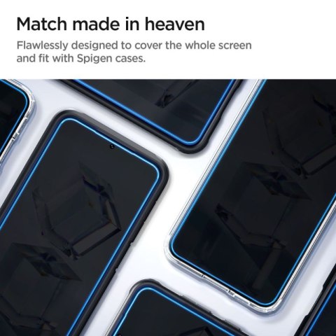 Spigen Glas.TR EZ Fit 2-Pack - Szkło hartowane 2 szt. do Samsung Galaxy S23 Spigen Glas.TR EZ Fit 2-Pack - Szkło hartowane 2 szt. do Samsung Galaxy S23