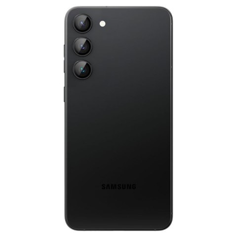 Spigen Optik Pro GLAS.TR EZ Fit Camera Protector 2-Pack - Szkło ochronne na obiektyw 2 szt. do Samsung Galaxy S23 / S23+ (Czarny Spigen Optik Pro GLAS.TR EZ Fit Camera Protector 2-Pack - Szkło ochronne na obiektyw 2 szt. do Samsung Galaxy S23 / S23+ (Czarny
