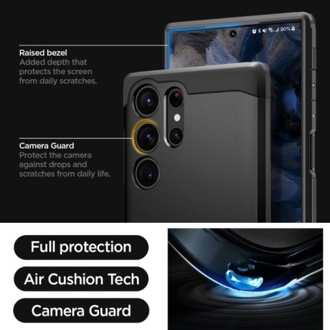 Spigen Tough Armor - Etui do Samsung Galaxy S23 Ultra (Czarny) Spigen Tough Armor - Etui do Samsung Galaxy S23 Ultra (Czarny)