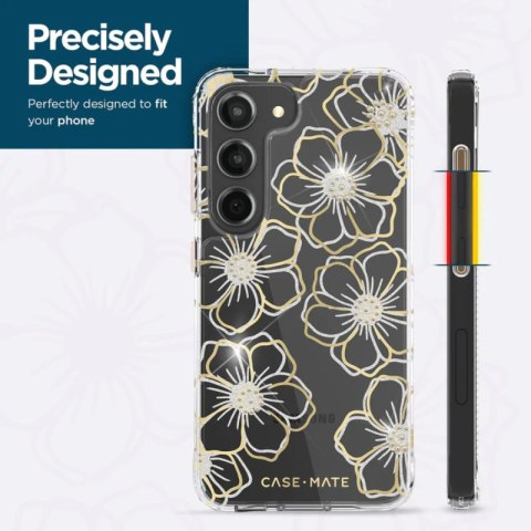 Case-Mate Floral Gems - Etui Samsung Galaxy S23+ (Przezroczysty) Case-Mate Floral Gems - Etui Samsung Galaxy S23+ (Przezroczysty)