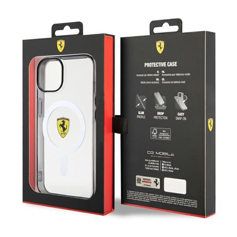 Ferrari Outline Magsafe - Etui iPhone 14 Plus (Przezroczysty) Ferrari Outline Magsafe - Etui iPhone 14 Plus (Przezroczysty)