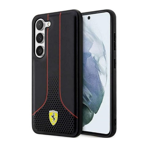 Ferrari Perforated 296P Collection - Etui Samsung Galaxy S23+ (czarny) Ferrari Perforated 296P Collection - Etui Samsung Galaxy S23+ (czarny)