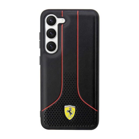 Ferrari Perforated 296P Collection - Etui Samsung Galaxy S23+ (czarny) Ferrari Perforated 296P Collection - Etui Samsung Galaxy S23+ (czarny)