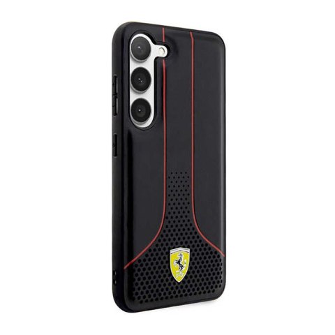 Ferrari Perforated 296P Collection - Etui Samsung Galaxy S23+ (czarny) Ferrari Perforated 296P Collection - Etui Samsung Galaxy S23+ (czarny)