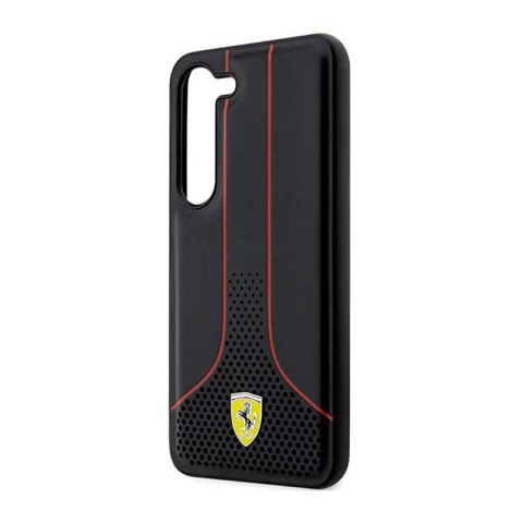 Ferrari Perforated 296P Collection - Etui Samsung Galaxy S23+ (czarny) Ferrari Perforated 296P Collection - Etui Samsung Galaxy S23+ (czarny)
