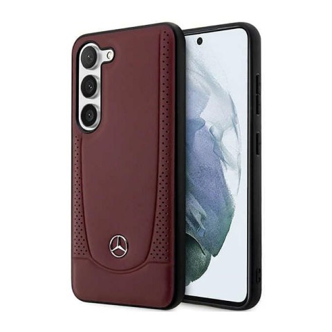 Mercedes Leather Urban Line - Etui Samsung Galaxy S23 (czerwony) Mercedes Leather Urban Line - Etui Samsung Galaxy S23 (czerwony)
