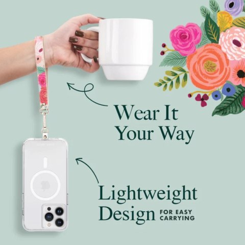 Rifle Paper Phone Wristlet - Uniwersalna smyczka do telefonu (Garden Party Blush) Rifle Paper Phone Wristlet - Uniwersalna smyczka do telefonu (Garden Party Blush)
