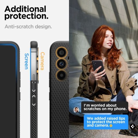 Spigen Liquid Air - Etui do Samsung Galaxy A54 5G (Czarny) Spigen Liquid Air - Etui do Samsung Galaxy A54 5G (Czarny)