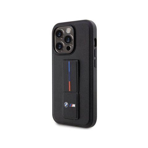 BMW Grip Stand Hot Stamp - Etui iPhone 14 Pro Max (czarny) BMW Grip Stand Hot Stamp - Etui iPhone 14 Pro Max (czarny)