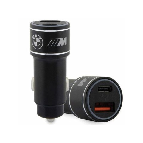 BMW M Edition - Ładowarka samochodowa Fast Charge USB-C & USB-A PD 18W + QC 3.0 18W (czarny) BMW M Edition - Ładowarka samochodowa Fast Charge USB-C & USB-A PD 18W + QC 3.0 18W (czarny)