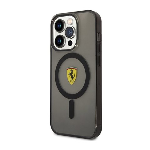 Ferrari Translucent MagSafe - Etui iPhone 14 Pro (Czarny) Ferrari Translucent MagSafe - Etui iPhone 14 Pro (Czarny)
