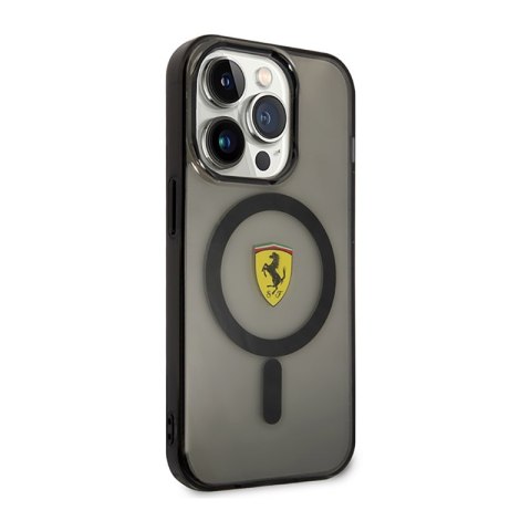 Ferrari Translucent MagSafe - Etui iPhone 14 Pro (Czarny) Ferrari Translucent MagSafe - Etui iPhone 14 Pro (Czarny)