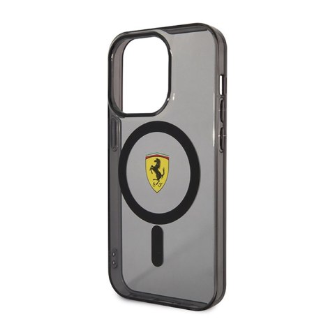 Ferrari Translucent MagSafe - Etui iPhone 14 Pro (Czarny) Ferrari Translucent MagSafe - Etui iPhone 14 Pro (Czarny)