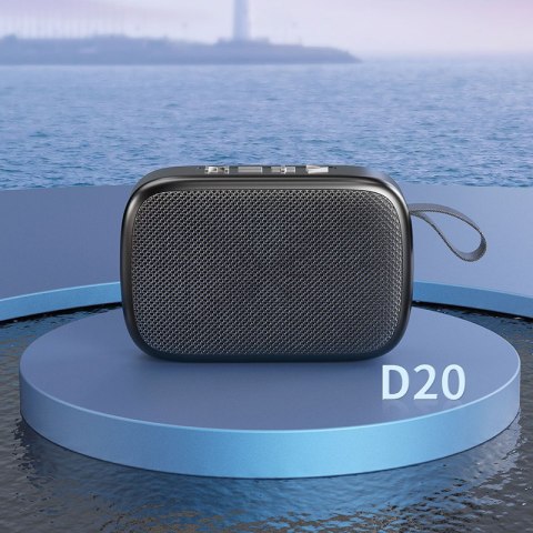 WEKOME D20 - Przenośny bezprzewodowy głośnik Bluetooth V5.0 (Czarny) WEKOME D20 - Przenośny bezprzewodowy głośnik Bluetooth V5.0 (Czarny)