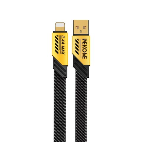 WEKOME WDC-190 Mecha Series - Kabel połączeniowy USB-A do Lightning Fast Charging 1 m (Żółty) WEKOME WDC-190 Mecha Series - Kabel połączeniowy USB-A do Lightning Fast Charging 1 m (Żółty)