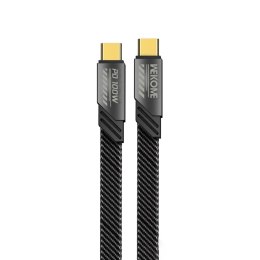 WEKOME WDC-192 Mecha Series - Kabel połączeniowy USB-C do USB-C 100W Fast Charging 1.2 m (Tarnish)