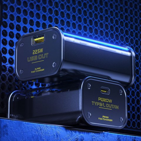 WEKOME WP-333 Vanguard Series - Power bank 10000 mAh Super Charging PD 20W + QC 22.5W (Czarny / Przezroczysty) WEKOME WP-333 Vanguard Series - Power bank 10000 mAh Super Charging PD 20W + QC 22.5W (Czarny / Przezroczysty)