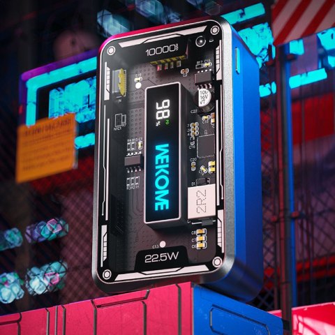 WEKOME WP-395 Vanguard Series - Power bank 10000 mAh Super Charging PD 20W + QC 22.5W (Czarny) WEKOME WP-395 Vanguard Series - Power bank 10000 mAh Super Charging PD 20W + QC 22.5W (Czarny)