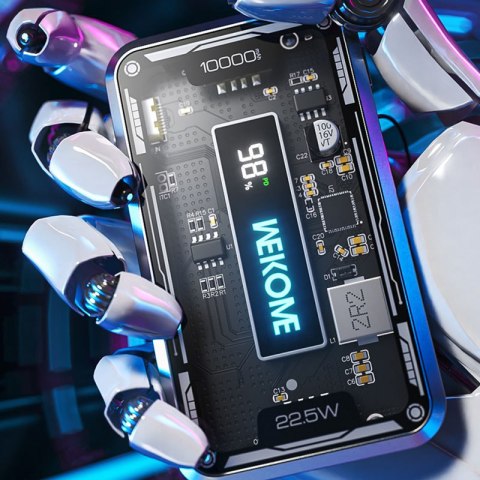 WEKOME WP-395 Vanguard Series - Power bank 10000 mAh Super Charging PD 20W + QC 22.5W (Czarny) WEKOME WP-395 Vanguard Series - Power bank 10000 mAh Super Charging PD 20W + QC 22.5W (Czarny)