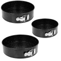 BRUNBESTE TORTOWNICE FORMY GRANITOWE DO PIECZENIA 3 SZT. 18/20/22 cm 2550