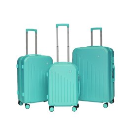 BARUT Walizki podróżne 3W1 w kolorze zielonym