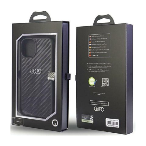 Audi Carbon Fiber - Etui iPhone 14 (Czarny) Audi Carbon Fiber - Etui iPhone 14 (Czarny)