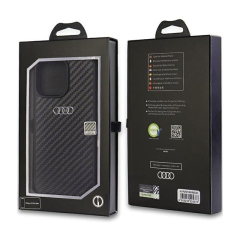 Audi Carbon Fiber - Etui iPhone 14 Pro Max (Czarny) Audi Carbon Fiber - Etui iPhone 14 Pro Max (Czarny)