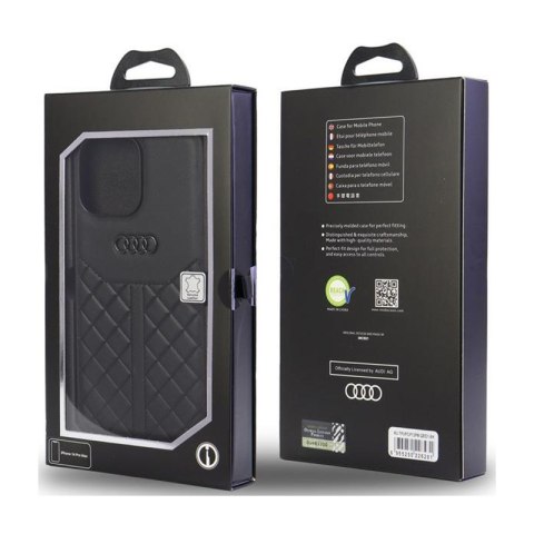 Audi Genuine Leather - Etui iPhone 13 Pro Max (Czarny) Audi Genuine Leather - Etui iPhone 13 Pro Max (Czarny)