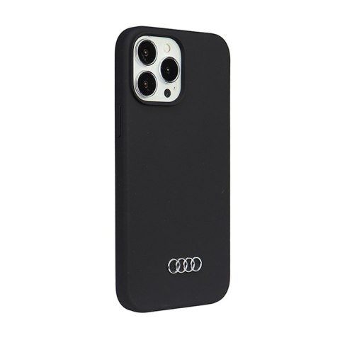 Audi Silicone Case - Etui iPhone 13 Pro Max (Czarny) Audi Silicone Case - Etui iPhone 13 Pro Max (Czarny)