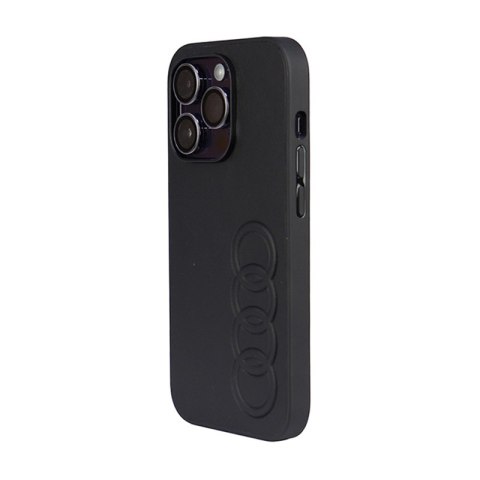Audi Synthetic Leather - Etui iPhone 14 Pro (Czarny) Audi Synthetic Leather - Etui iPhone 14 Pro (Czarny)