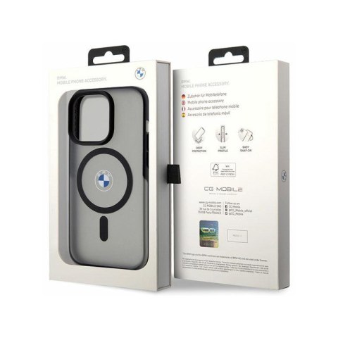 BMW Signature MagSafe - Etui iPhone 14 Pro (czarny) BMW Signature MagSafe - Etui iPhone 14 Pro (czarny)