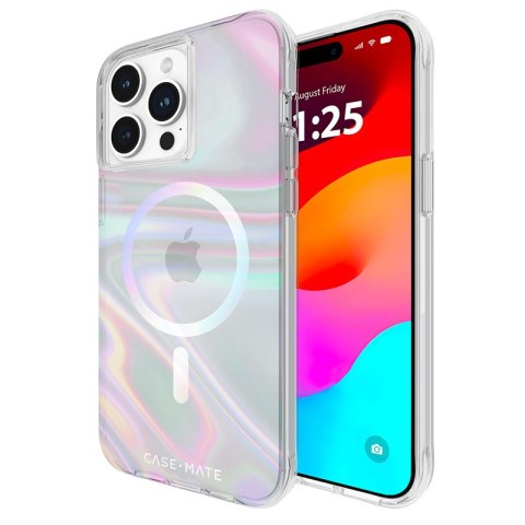 Case-Mate Soap Bubble MagSafe - Etui iPhone 15 Pro Max (Iridescent) Case-Mate Soap Bubble MagSafe - Etui iPhone 15 Pro Max (Iridescent)