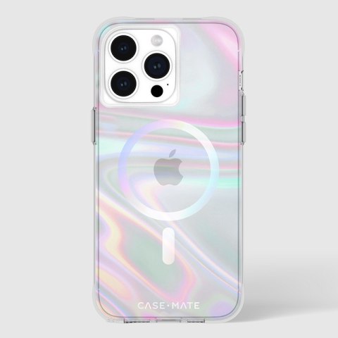 Case-Mate Soap Bubble MagSafe - Etui iPhone 15 Pro Max (Iridescent) Case-Mate Soap Bubble MagSafe - Etui iPhone 15 Pro Max (Iridescent)