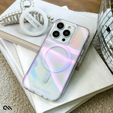 Case-Mate Soap Bubble MagSafe - Etui iPhone 15 Pro Max (Iridescent) Case-Mate Soap Bubble MagSafe - Etui iPhone 15 Pro Max (Iridescent)