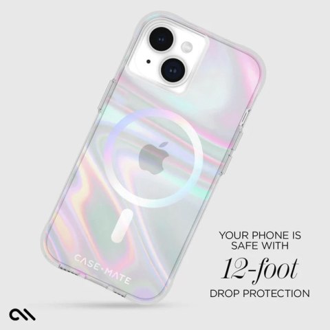 Case-Mate Soap Bubble MagSafe - Etui iPhone 15 / iPhone 14 / iPhone 13 (Iridescent) Case-Mate Soap Bubble MagSafe - Etui iPhone 15 / iPhone 14 / iPhone 13 (Iridescent)