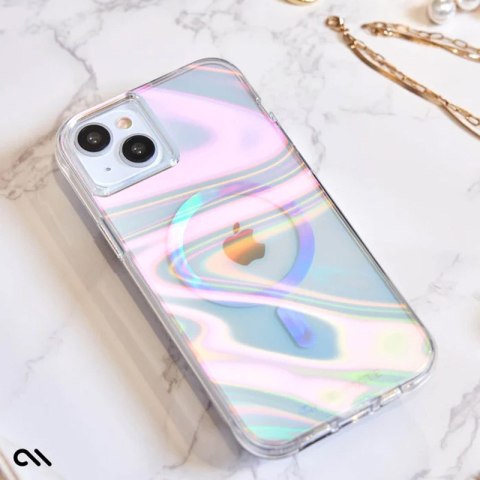 Case-Mate Soap Bubble MagSafe - Etui iPhone 15 / iPhone 14 / iPhone 13 (Iridescent) Case-Mate Soap Bubble MagSafe - Etui iPhone 15 / iPhone 14 / iPhone 13 (Iridescent)